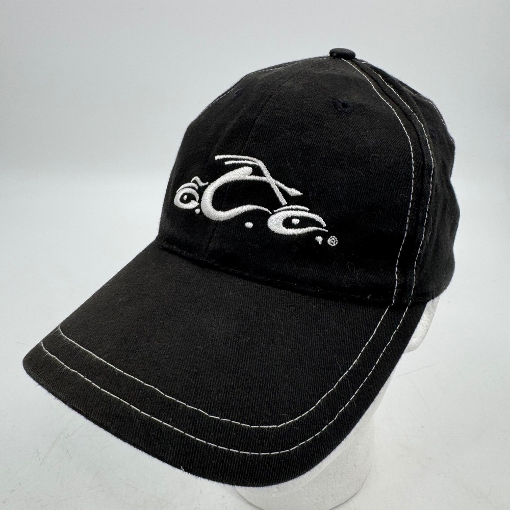 Orange County Choppers OCC Black Baseball Cap‎ White Stitching NAPA Good Stuff